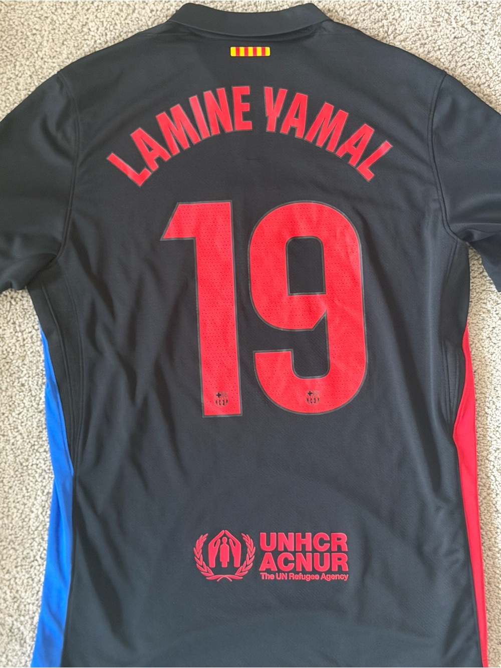 2024-25 FC Barcelona Lamine Yamal Away Nike Jersey